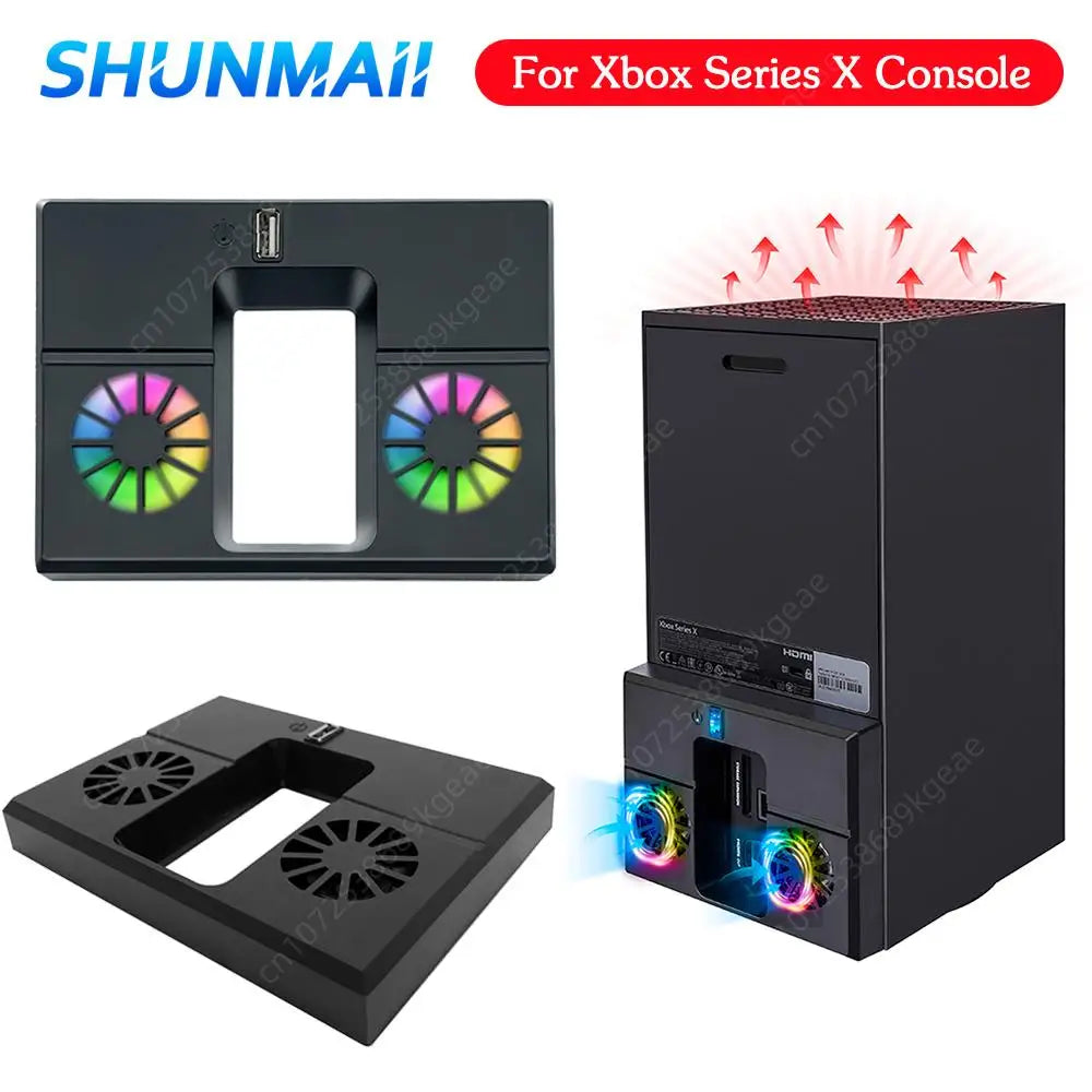 ALLOYSEED Vertical Stand Cooling Fan Dock for Xbox Series X