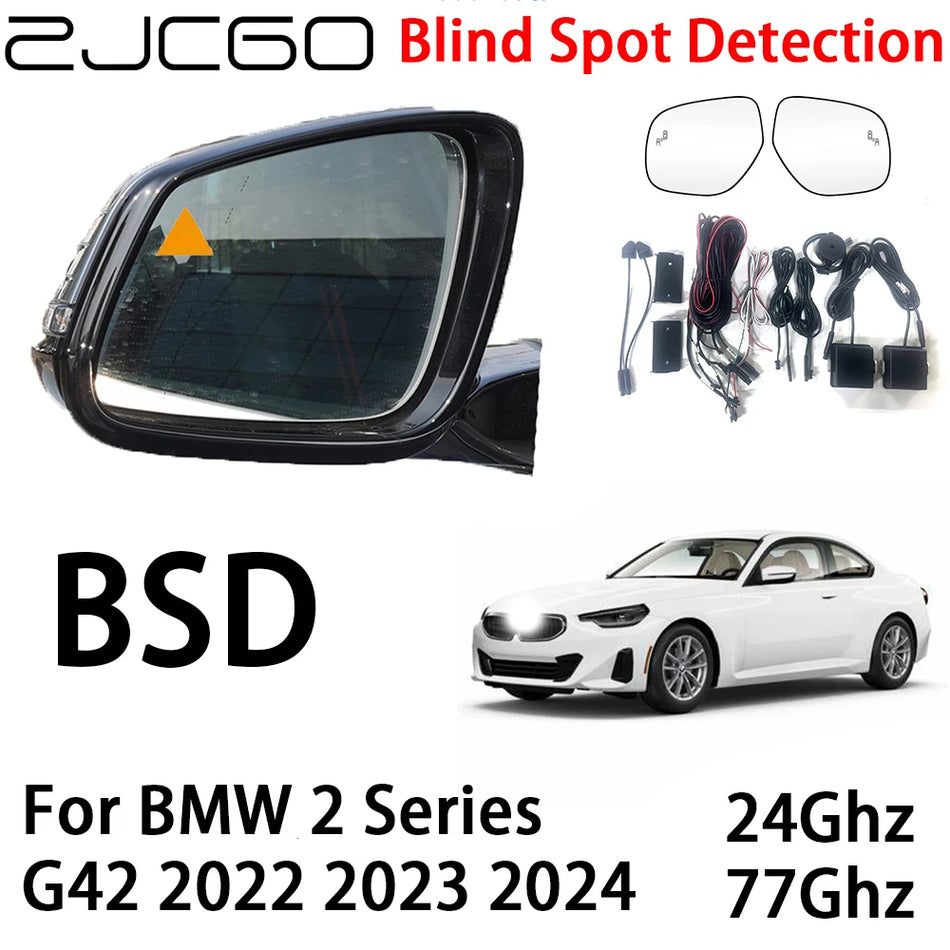 Sistema de Aviso por Radar para BMW Série 2 G42 com Detecção de Ponto Cego e Sensores de Radar MmWave Duplos