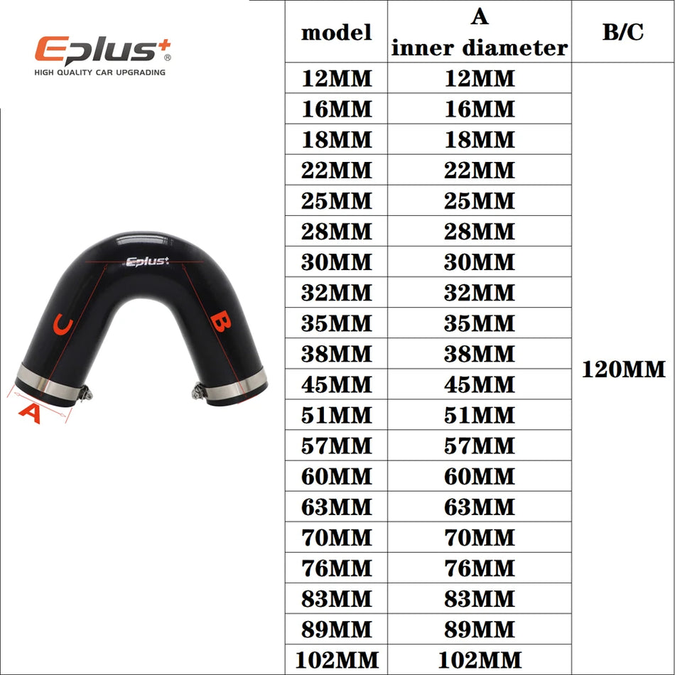 Universal Silicone Tubing Hose 135° V-Shape Connector for Intercooler Turbo