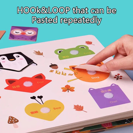 Montessori Baby Quiet Book - Sensory Early Education