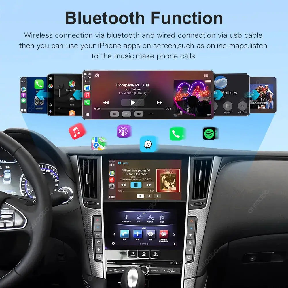 New Upgrade Wireless CarPlay Android Auto Module for Infiniti QX50 Q50L Q50 Q60 QX60 Armada Y62 Mirror Link AirPlay Decoder Box by InterCyprus Trading Ltd