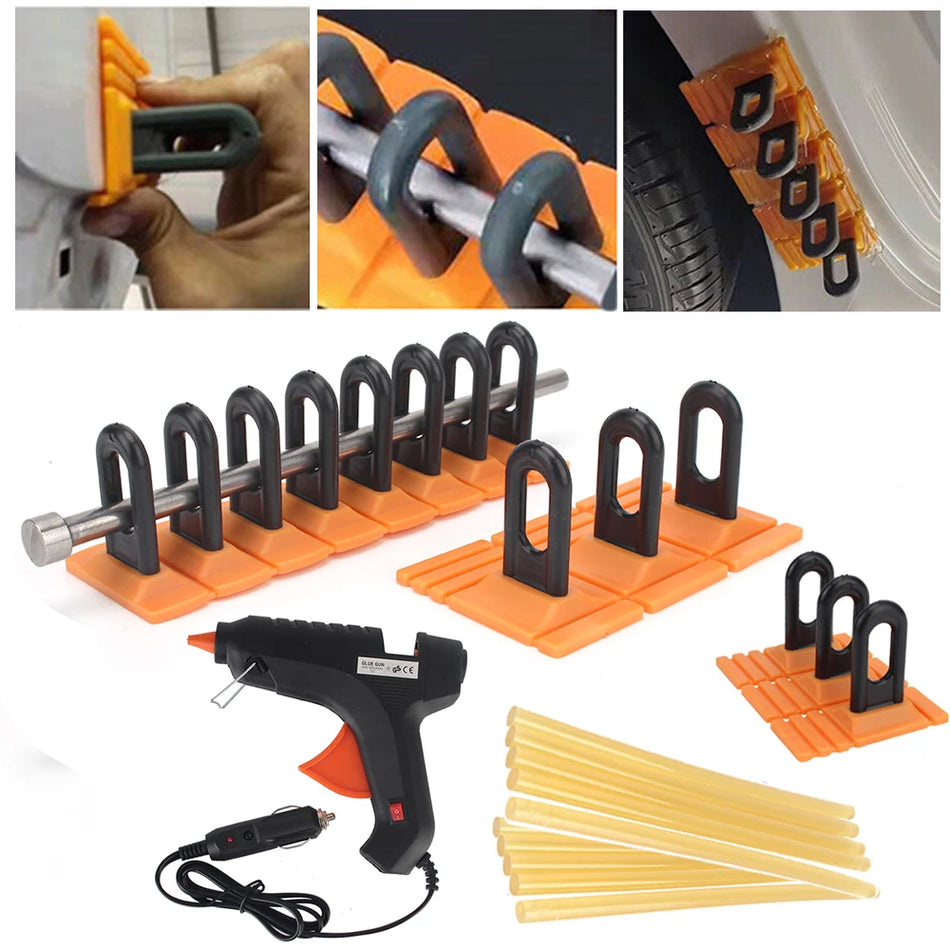 Auton kolhuvedinsetti 12V 40W liimapistoolilla Toyota Honda Nissan yleinen korjaustyökalu