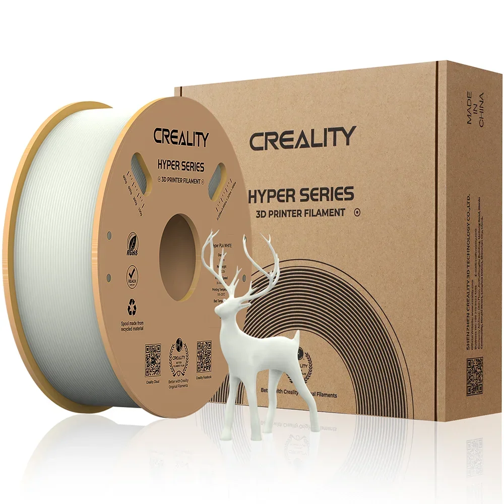 Creality Hyper Series PLA Filament 1.75mm &ndash; Faster Printing White