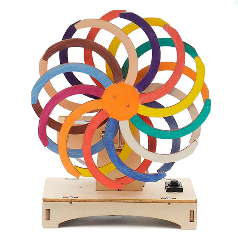 Kit STEM de Madeira Magic Window para Brinquedos Científicos Infantis