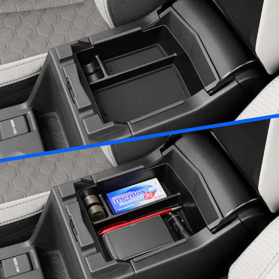 Органайзер за централната конзола на Subaru Forester с кутия за съхранение на подлакътника