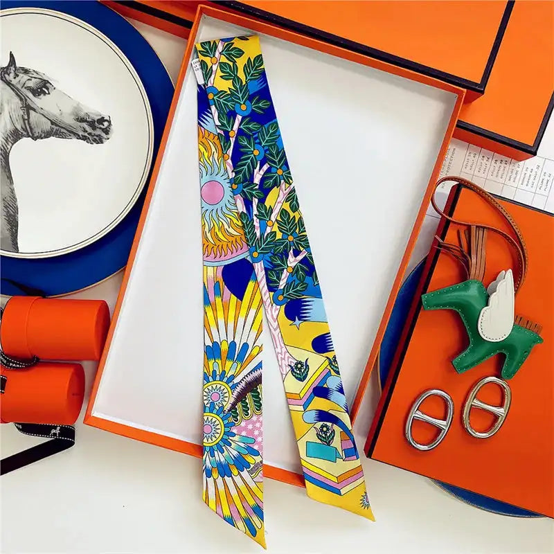 JTVOVOC Silk Scarf &ndash; Elegant Versatility for Any Outfit JZP038-01 / 5x85cm