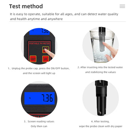 PH-8424 3 in 1 pH/ORP/TEMP Meter &ndash; Waterproof Portable