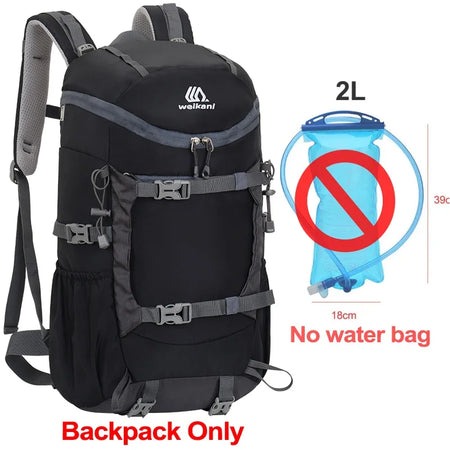 Hydration Backpack For Hiking And Cycling &ndash; Lightweight Black Bag