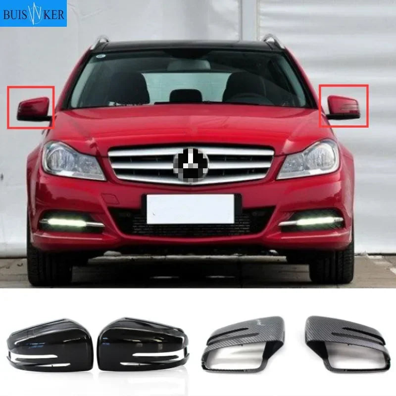 Mercedes Mirror Cap Covers Süsinikkiu Stiil For Models