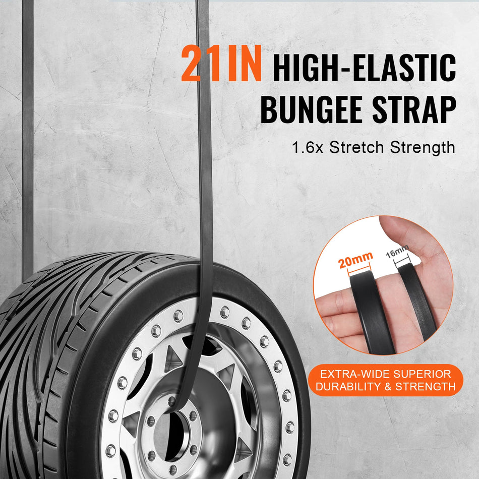 Trpežni bungee vrvi z jeklenimi S kljukami