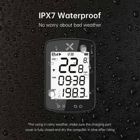 XOSS G2 GPS Bike Computer &ndash; IPX7 Waterproof Design