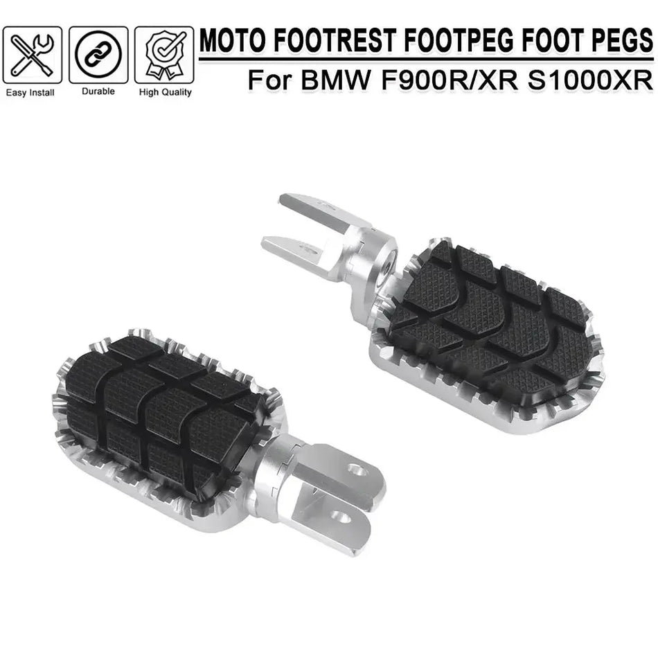 For BMW F900R/XR S1000XR RnineT Pure F 800 ST/GT/R/S R1200 R1250 R/RS K1200S K1200R Motorcycle Scaffolding Footrests Foot Pegs by InterCyprus Trading Ltd