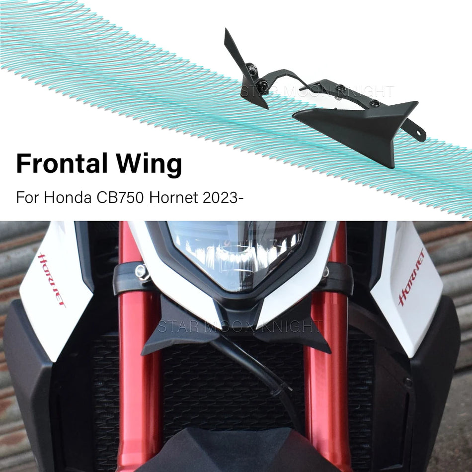 Defletor de Asa Frontal Honda CB750 Hornet para Modelo 2023 com Plástico ABS, Spoiler Frontal Decorativo