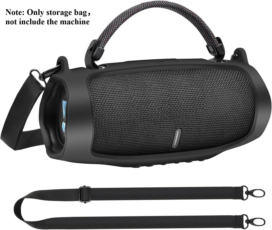 JBL Charge 6 silikonvattentätt fodral med rem tätt passande mjukt skal för bärbar Bluetooth-högtalare