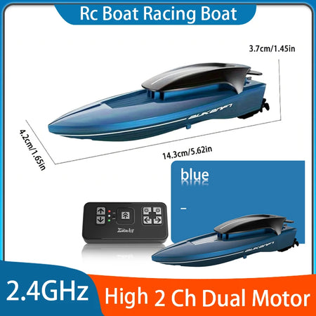 Mini RC Boats High Speed 2.4GHz &ndash; LED Lights For Night Runs