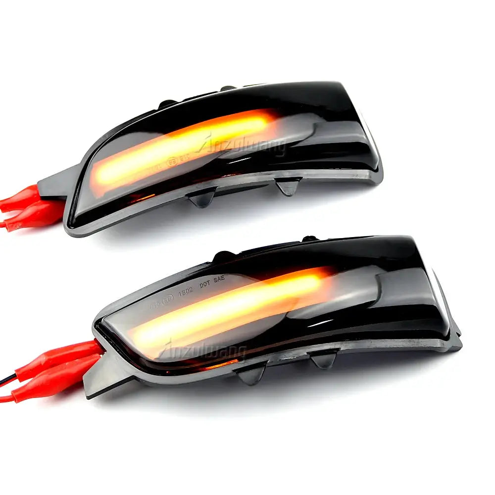 2X LED Dynamic Side Mirror Turn Signal Lights For Volvo C30 C70 S40 V40 V50 V70 S60 S80 by InterCyprus Trading Ltd