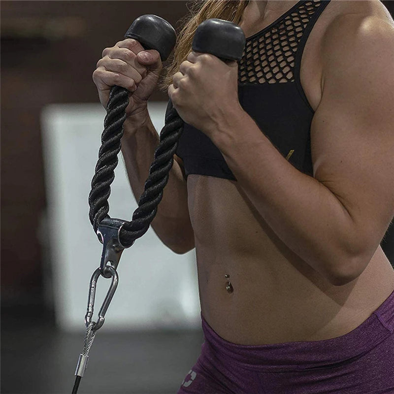 Silent 360&deg; Gym Cable Pulley System for DIY Home Fitness