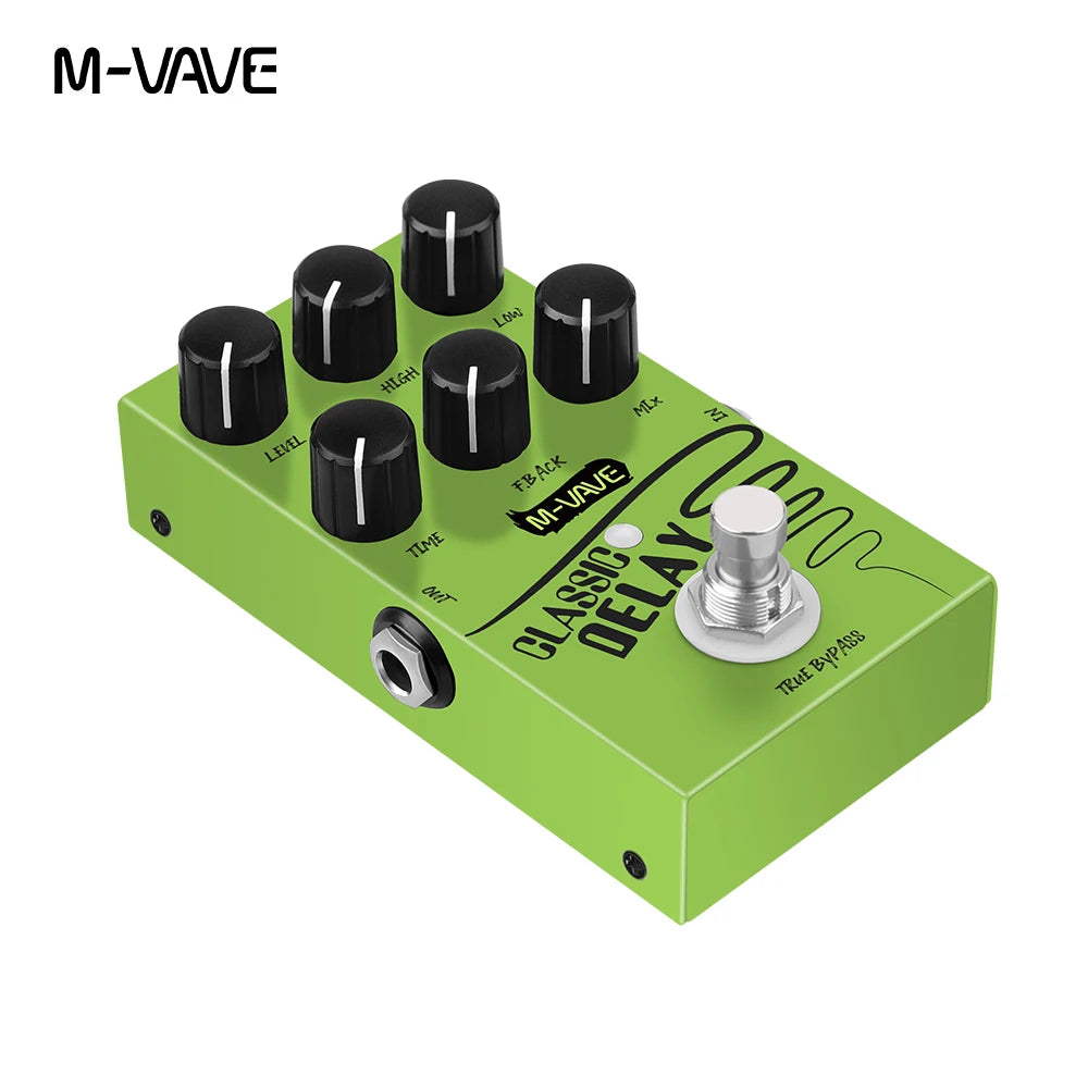 M-Vave-Classic Delay Effect Pedal &ndash; 600ms Delay Time
