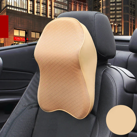 Car Headrest Cushion 3D Memory Foam Pillow - Neck Relief