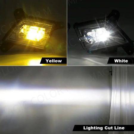 For Chevrolet Silverado 2019 2020 Fog Light Led Daytime Running Lamp DRL Daylights Front Bumper Wateproof DLAA Chevy by InterCyprus Trading Ltd