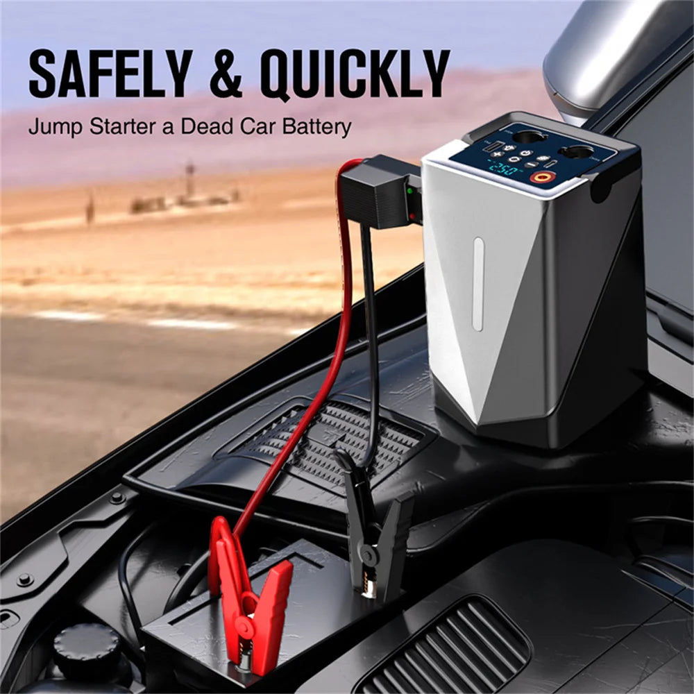 12V Multifunctional Car Jump Starter &amp; Air Pump