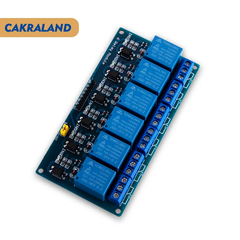 Relay 12V Control Board Module &ndash; Versatile Voltage Control for Arduino 6 module / DC 5V