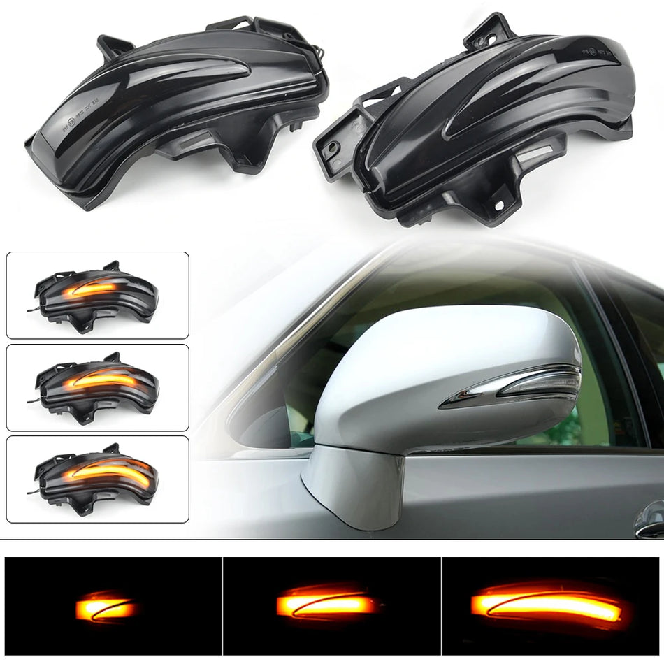 Luces de Señal de Giro LED Dinámicas para Espejo Lateral de Lexus IS250 IS300C LS460