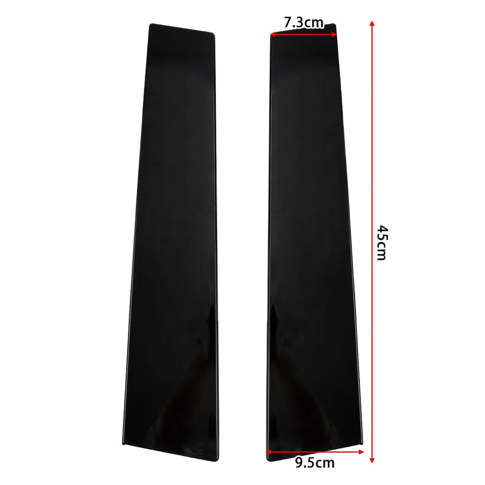 Rivestimento del montante B per Ford Explorer 2011-2016 porte anteriori sinistra e destra plastica nera lucida