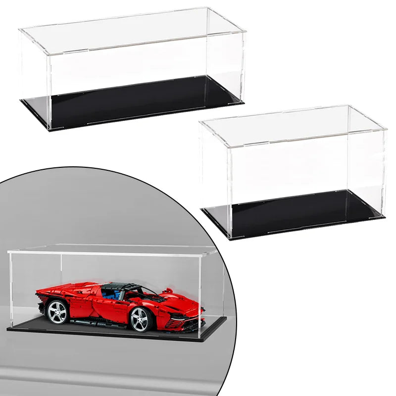 Acrylic Model Display Case for Collectibles, Dustproof Storage