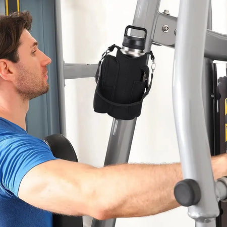 Magnetic Gym Bag Crossbody Water Bottle Pouch Phone Holder