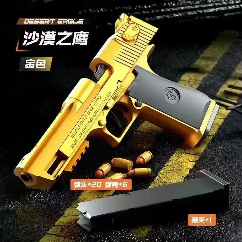 Desert Eagle Toy Gun Gold Gun