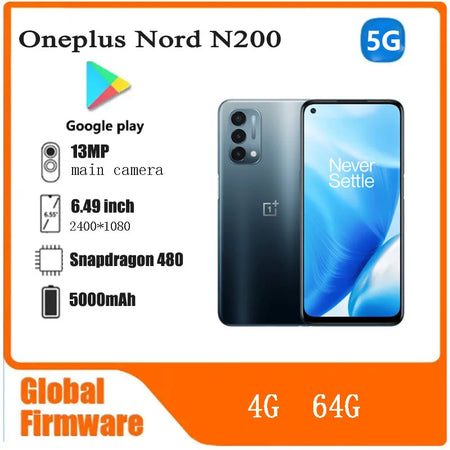 OnePlus Nord N200 5G - Long Lasting 5000mAh Battery
