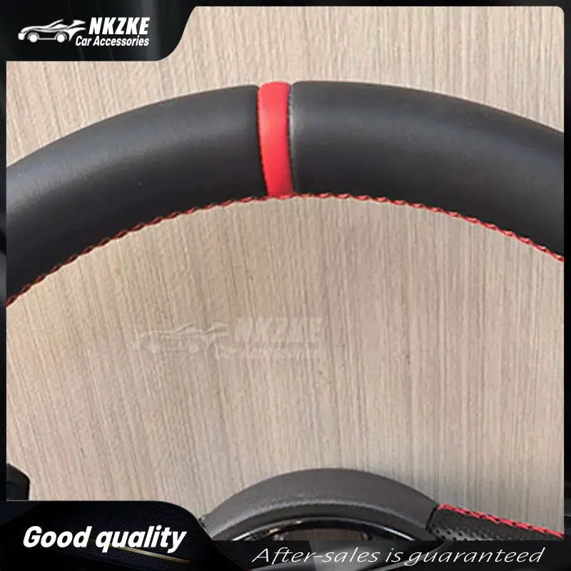 For Audi customized red handmade all leather sports steering wheel 2012-2016 S3 S4 S5 3 Rs4 Rs5 Rs6 Rs7 upgraded and modified by InterCyprus Trading Ltd