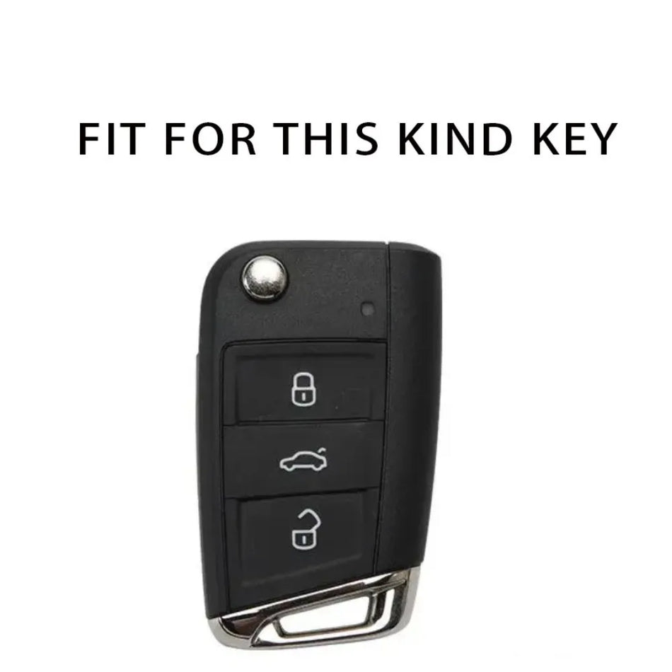 Nyckelfodral för VW, SEAT och Skoda Nyckelknippor TPU Fullt Skydd Hållbar Sköld