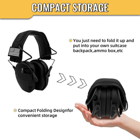 Tactical Electronic Shooting Earmuff &ndash; Hearing Protection