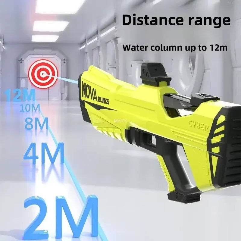 Automatic Electric Water Gun for Kids - High Capacity with Self-Absorption for Epic Outdoor Summer Water Battles