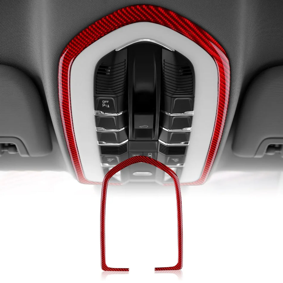 Reading Light Panel Frame Sticker Carbon Fiber for Porsche Panamera 2010-2016