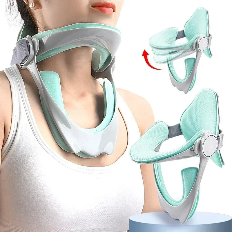 Soporte cervical ajustable para tracción, soporte para columna vertebral, salud