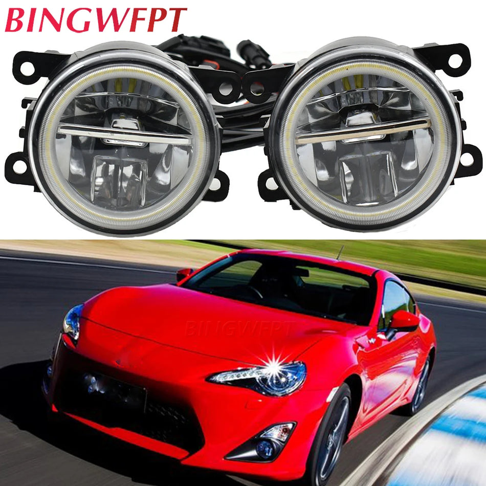 Angel Eye miglas gaismas montāža LED DRL Toyota GT86 FT86