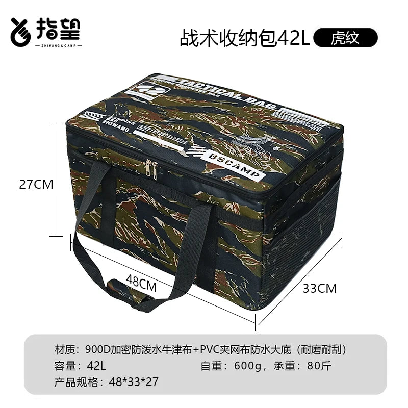 30-42L Camping Equipment Storage Bag &ndash; Exceptional Organization and Insulation Pattern 42L