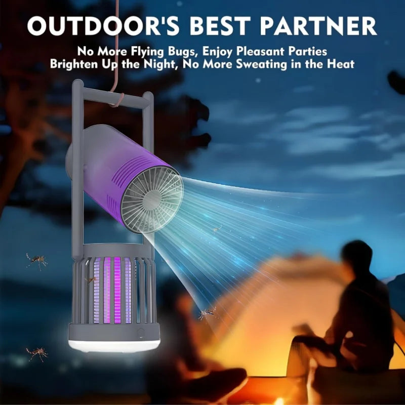 3 In 1 Rechargeable Mosquito Killer Lamp &ndash; Low Noise