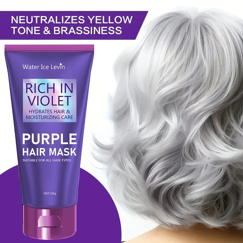 Purple Repair Hair Mask &ndash; Deep Nourishing Treatment for Frizzy Damaged Hair