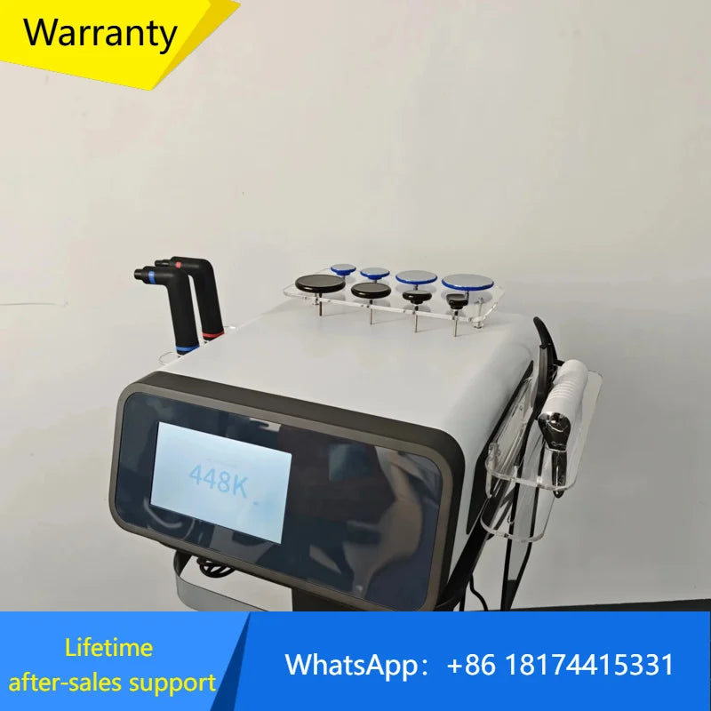 Portable 448KHz RF Tecar Therapy Diathermy Deep Care Indiba