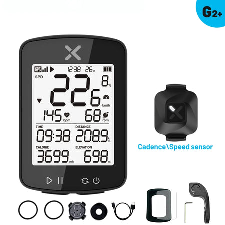 XOSS G2 Plus Bike Computer &ndash; Waterproof Wireless GPS Cycling Speedometer G2 plus group4