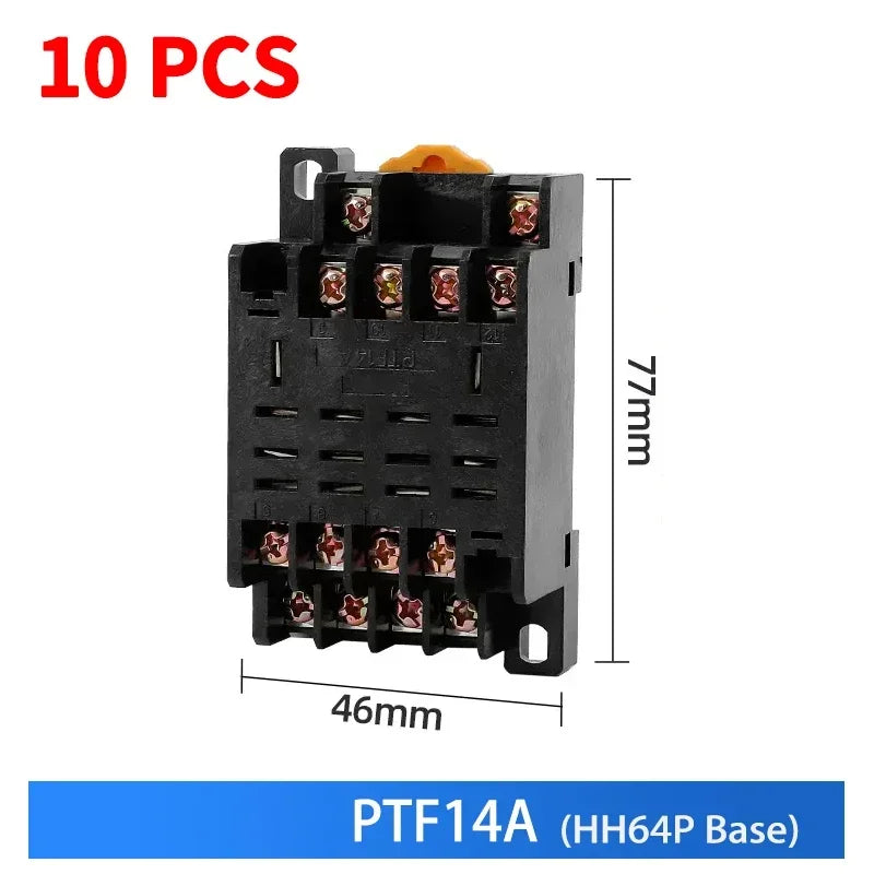 10PCS Miniature Control Relays &ndash; Versatile Compatibility for AC and DC Systems