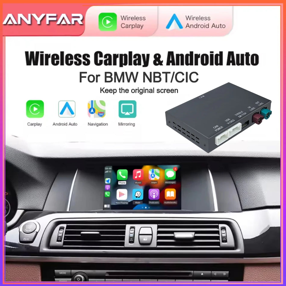 BMW Mini CIC CarPlay Android Auto Retrofit Kit with Mirror Link