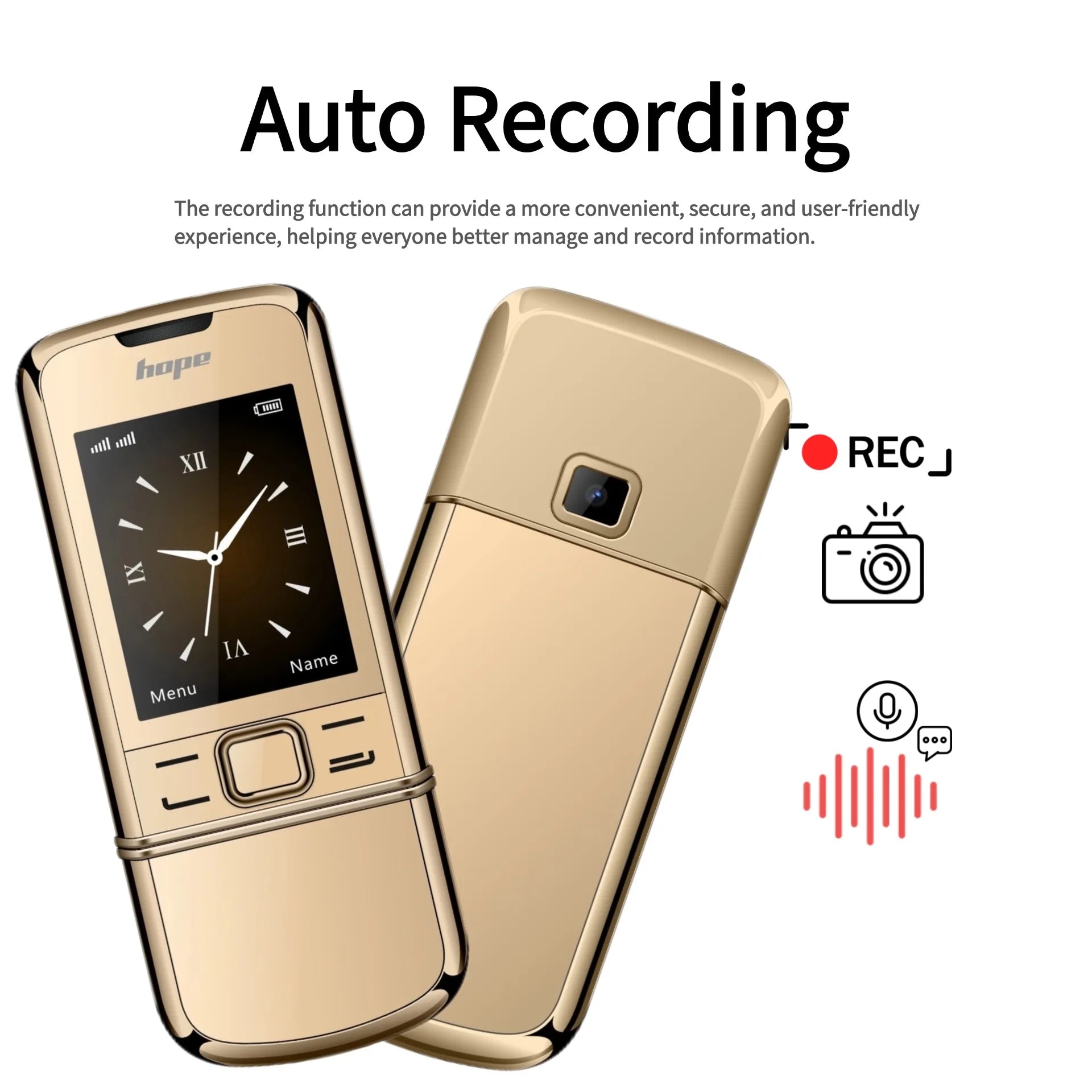 8800 Classic Slider Senior Phone &ndash; Big Button Convenience