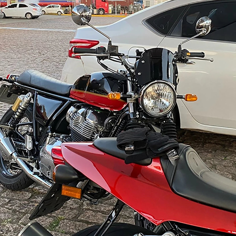 Royal Enfield Interceptor 650 Windscherm Afleider Beschermer, ABS Plastic, Motorfiets Schild voor INT 350
