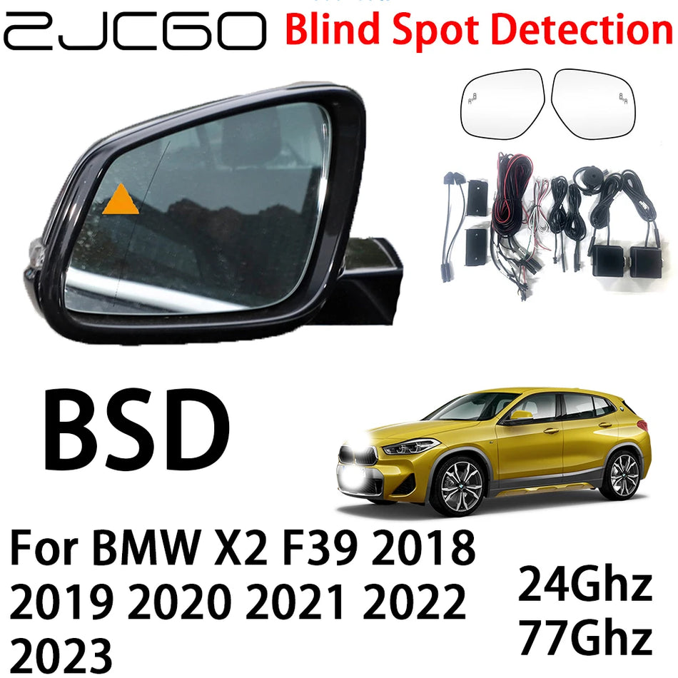 Sistema de Aviso por Radar para BMW X2 F39 com Detecção de Ponto Cego e Alertas de Radar BSD