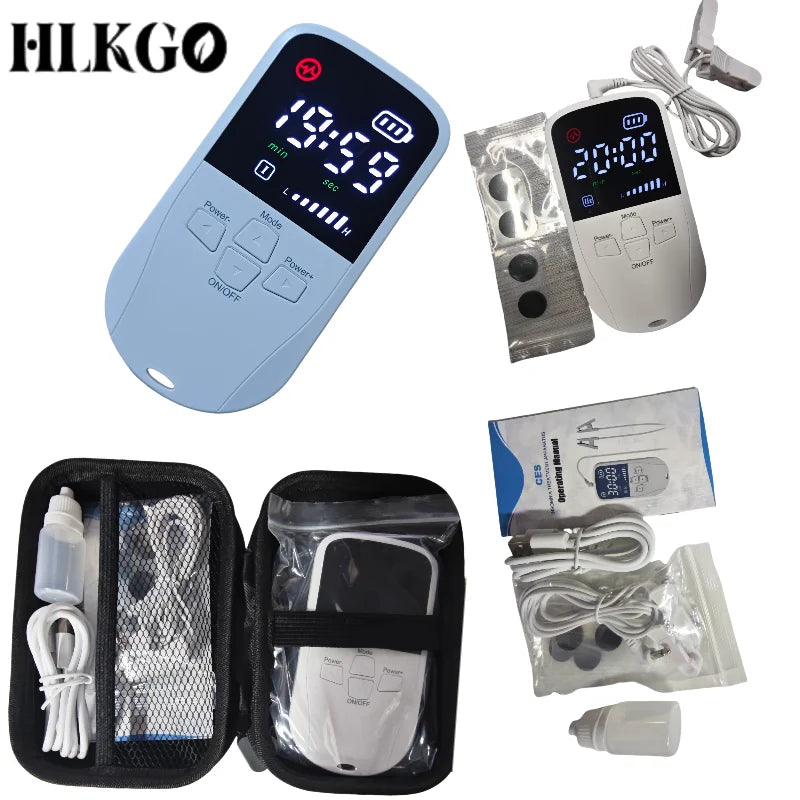 Clip de Ouvido para Estimulação do Nervos Vago para Alívio da Ansiedade CES 